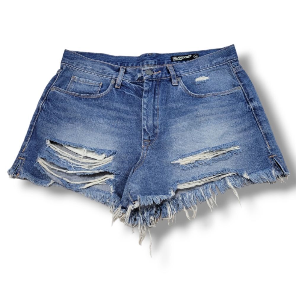BlankNYC Shorts Size 29 Blank NYC Hi Rise Short Denim Shorts Distressed Destroye